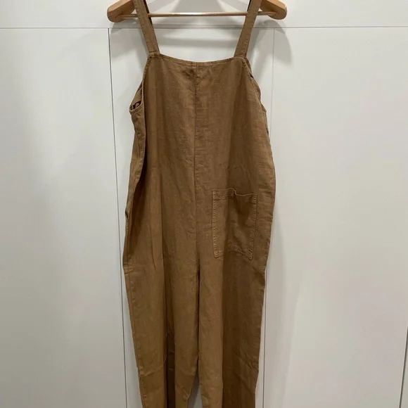 NWT Universal Thread+Utility cropped jumpsuit+Overall+Rust+Sz S & XS - Picture 3 of 7